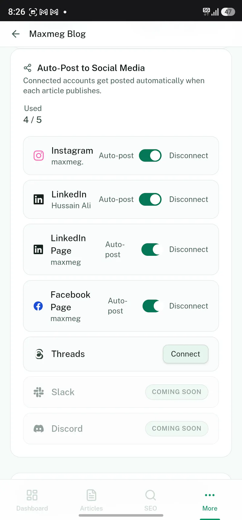 maxmeg. screenshot 2