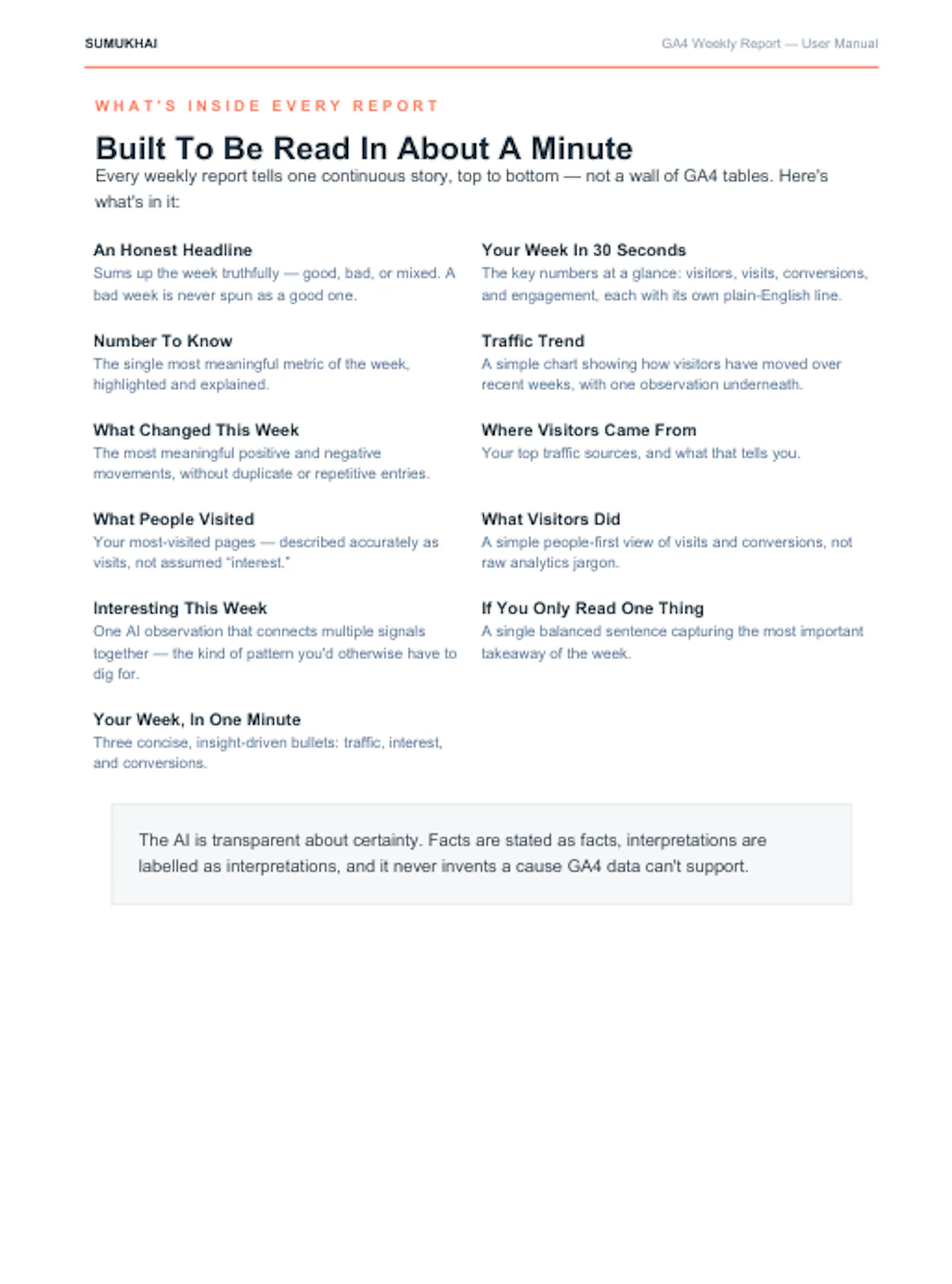 GA4 Weekly Report screenshot 6