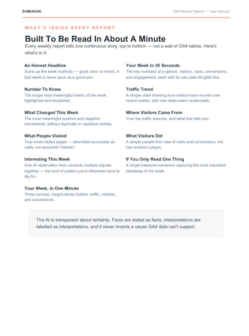 GA4 Weekly Report screenshot 6
