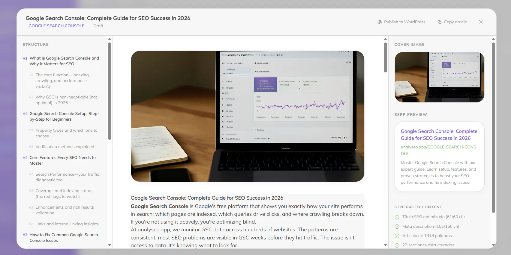 AnalySEO gallery image