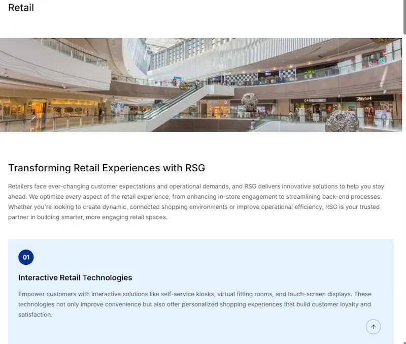 Retail Technology Solutions screenshot 1