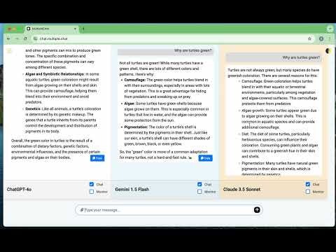MultipleChat - Compare AI Responses gallery image