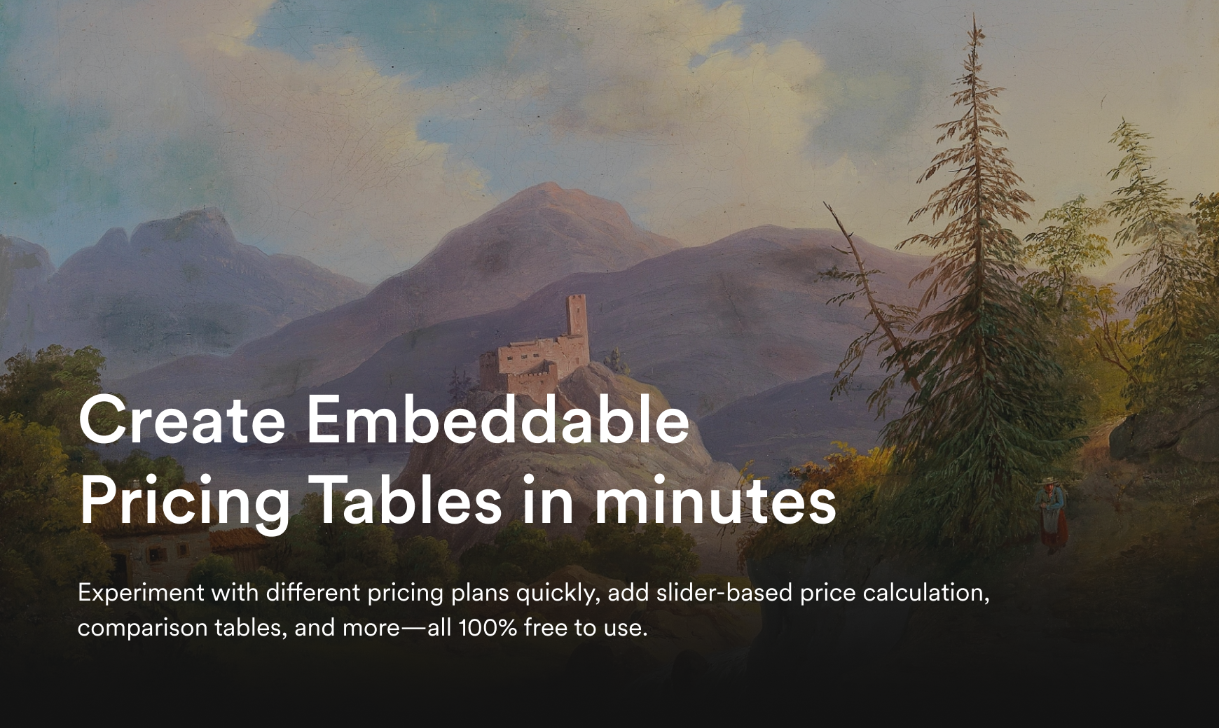 startuptile Pricing Table Builder-Create embeddable pricing tables in minutes