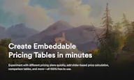 Pricing Table Builder