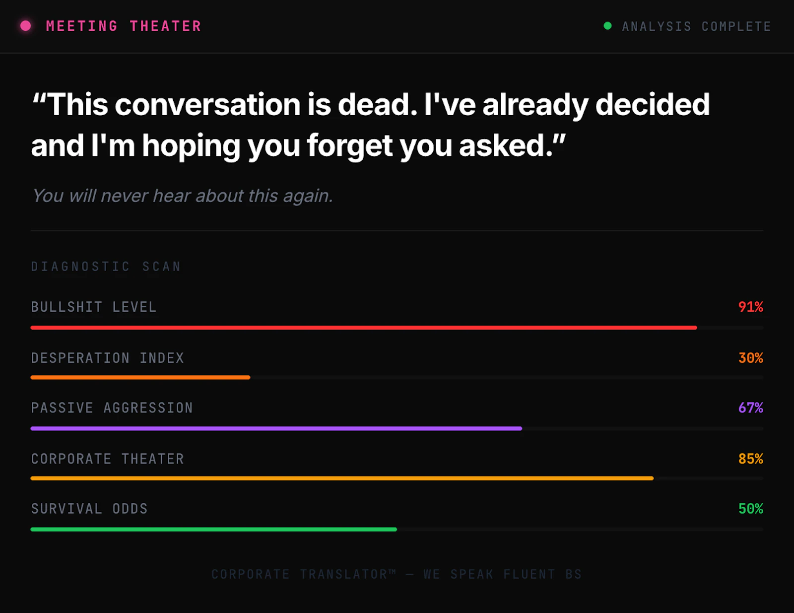 Corporate Translator screenshot 2