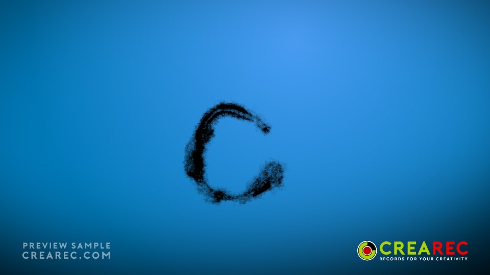 Ink Alphabet Animated stock footage text gallery image