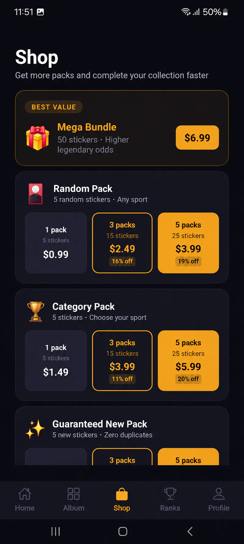 Legend Stickers screenshot 3
