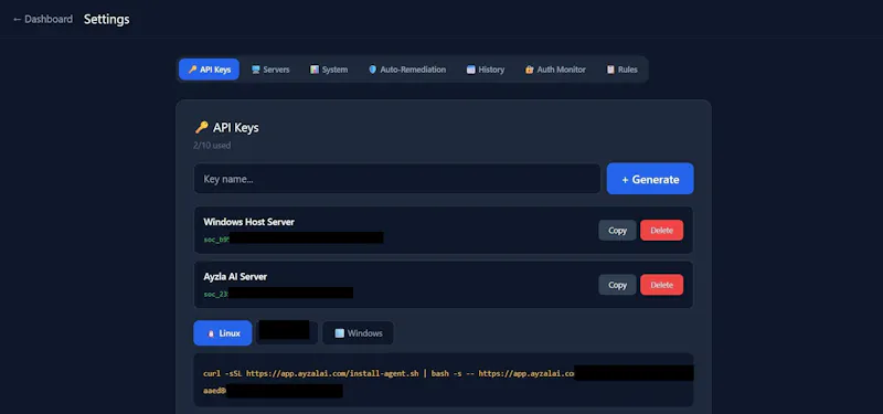 Ayzal AI Agentic SOC Platform screenshot 3