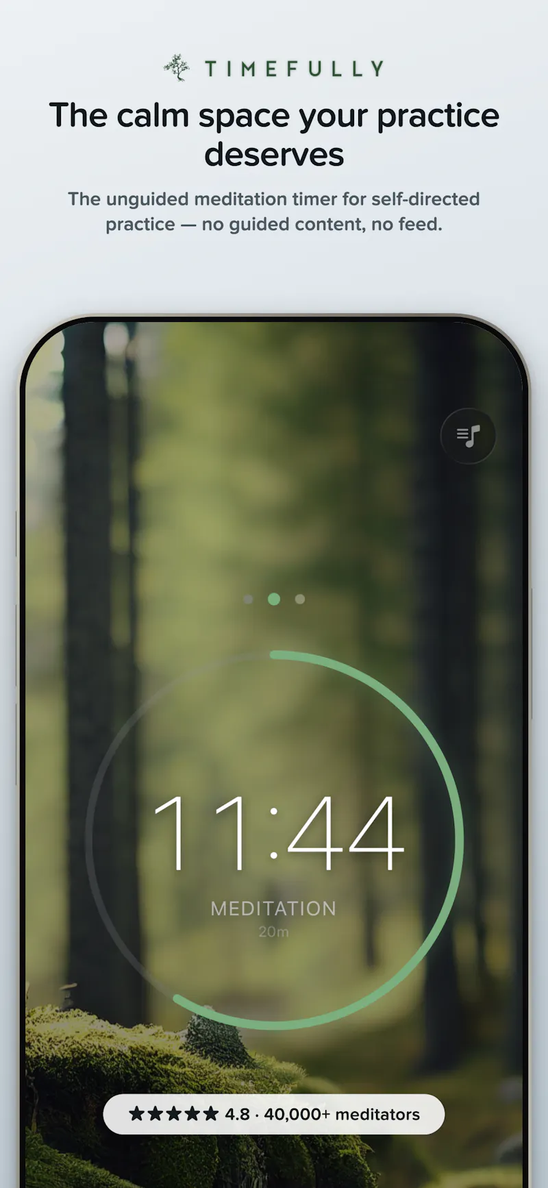 Timefully - Meditation Timer screenshot 2