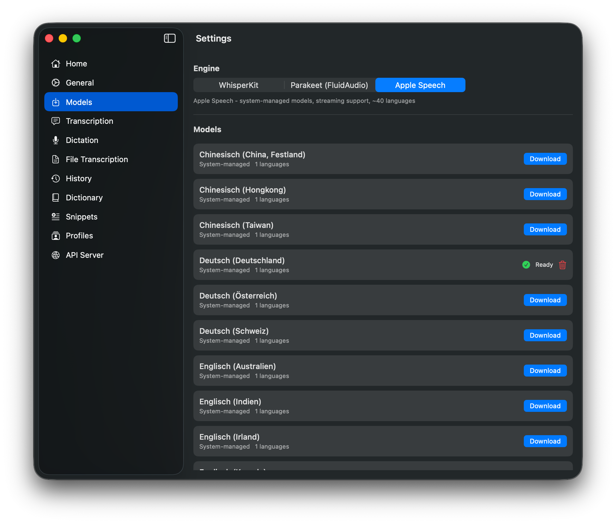 TypeWhisper - Free local speech-to-text - Screenshot 3 showing product features and functionality