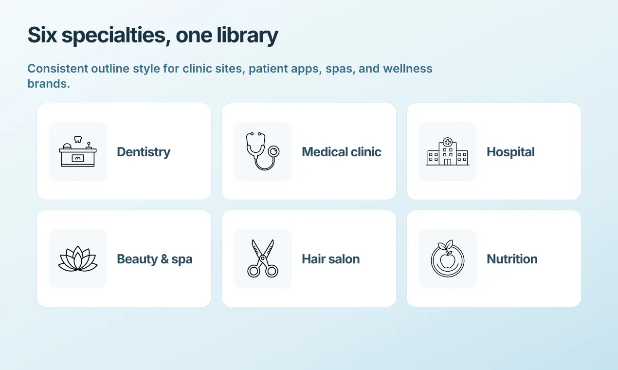 Health & Beauty Icon Library screenshot 2