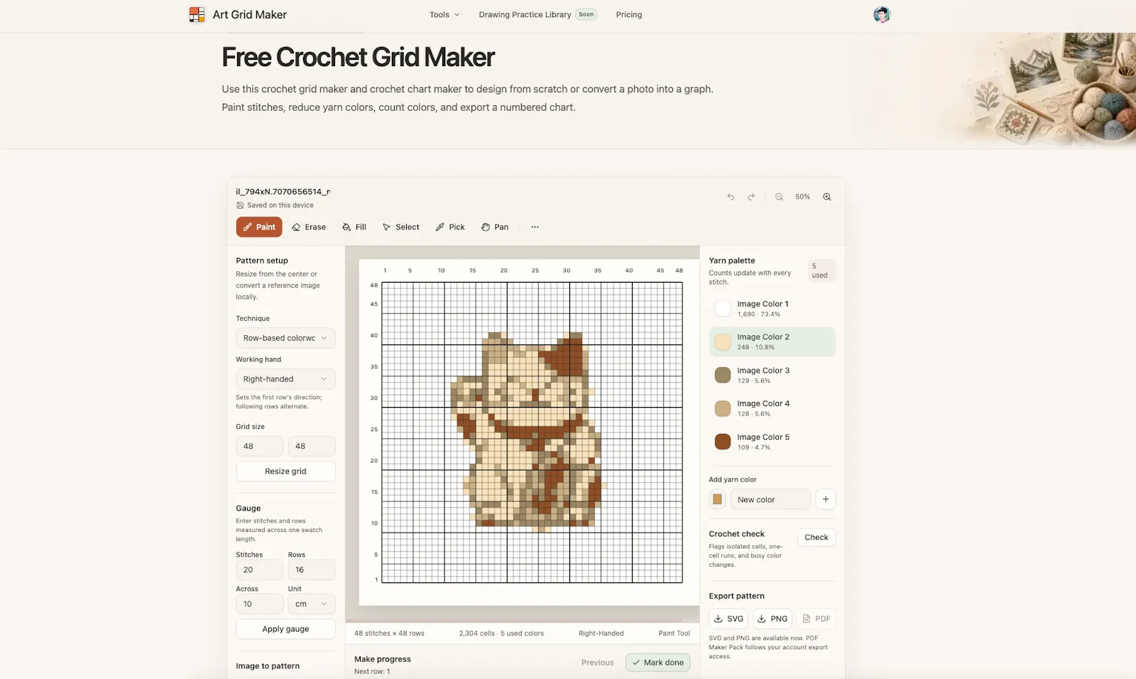 Art Grid Maker screenshot 4