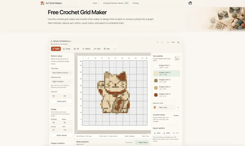 Art Grid Maker screenshot 4