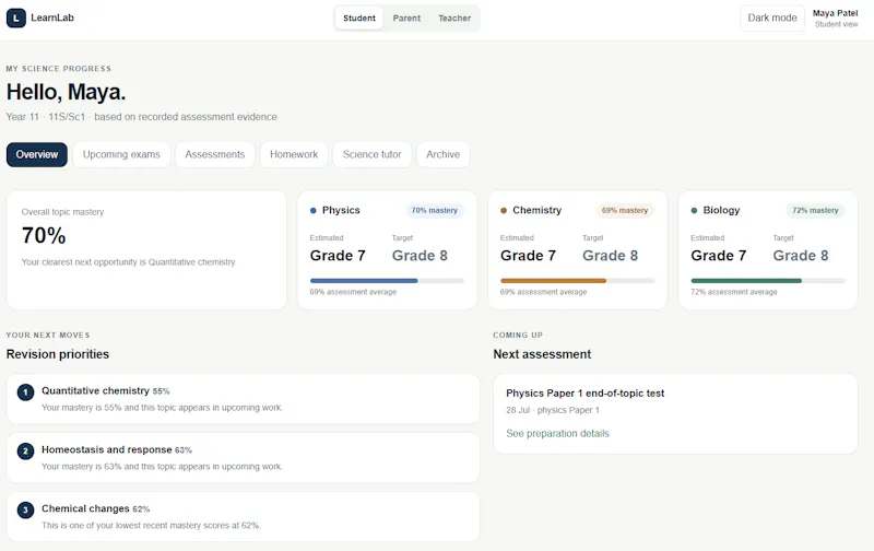 LearnLab screenshot 3