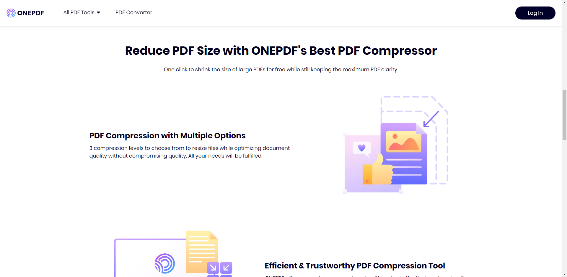 压缩PDF - 用OnePDF在快照中压缩PDF！媒体2