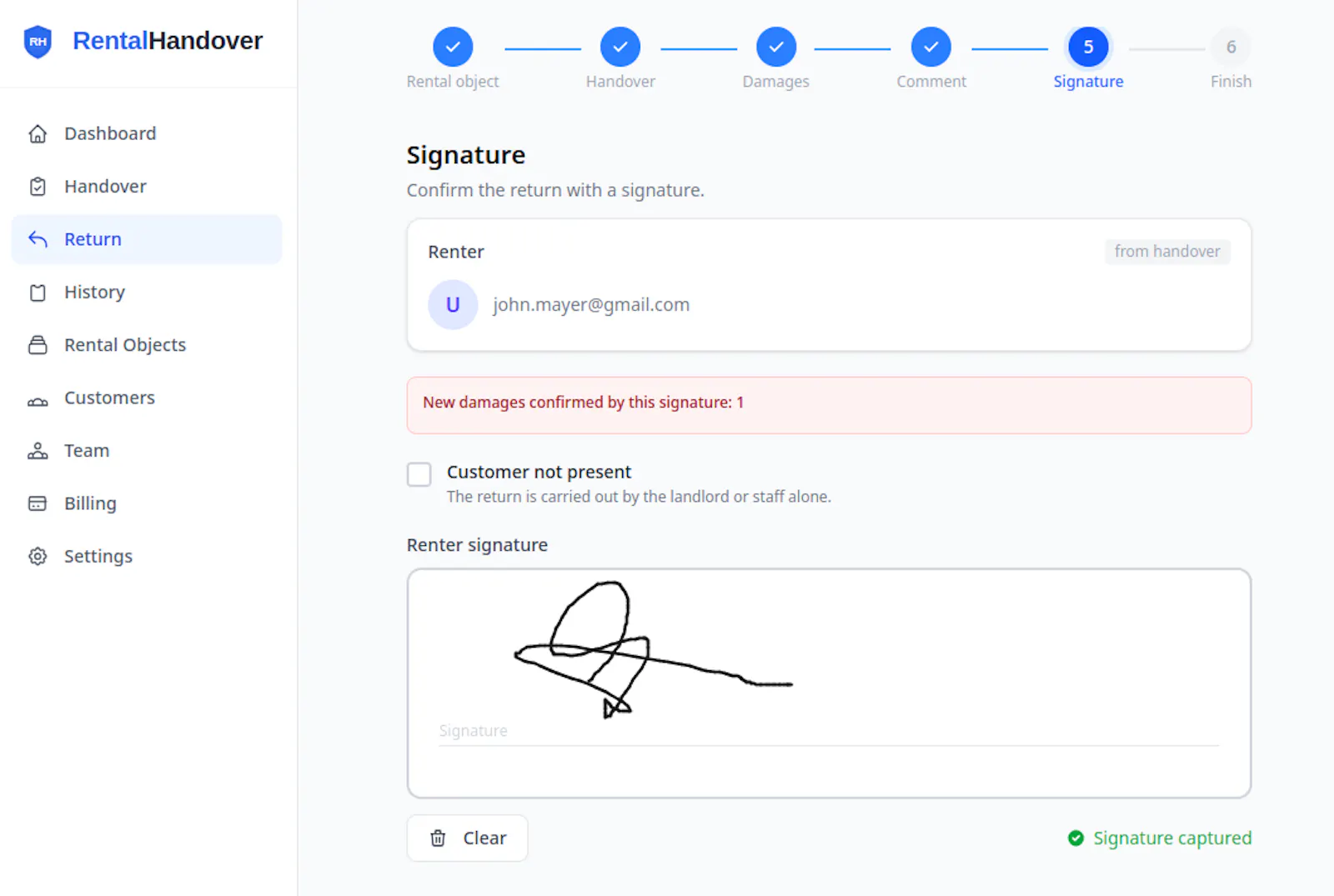 RentalHandover screenshot 5