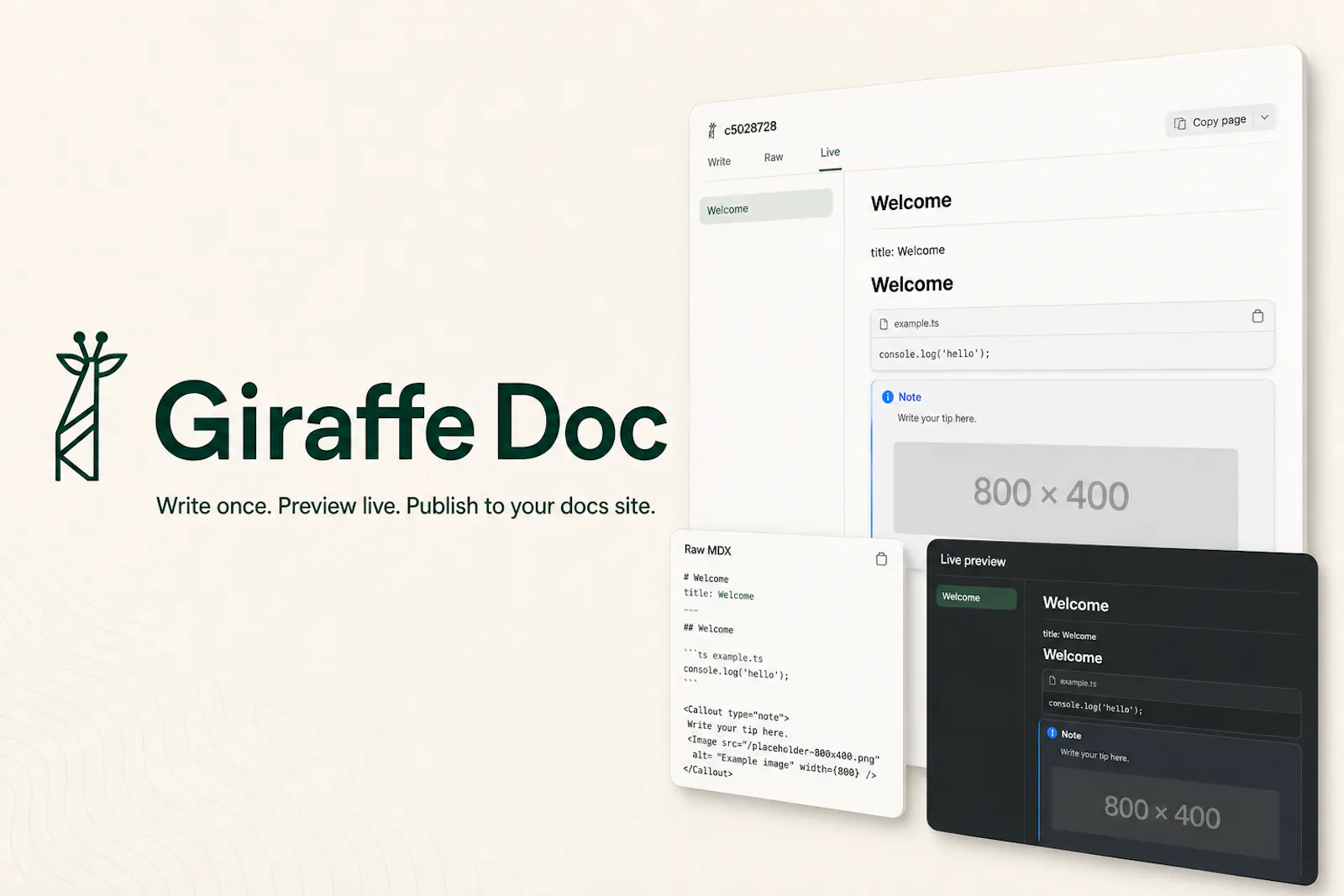 GiraffeDoc screenshot 2