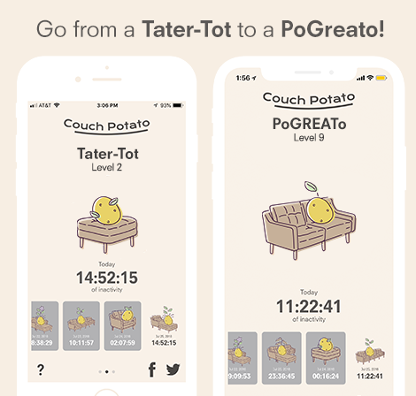 Couch Potato The World S First Sit Tracker Product Hunt