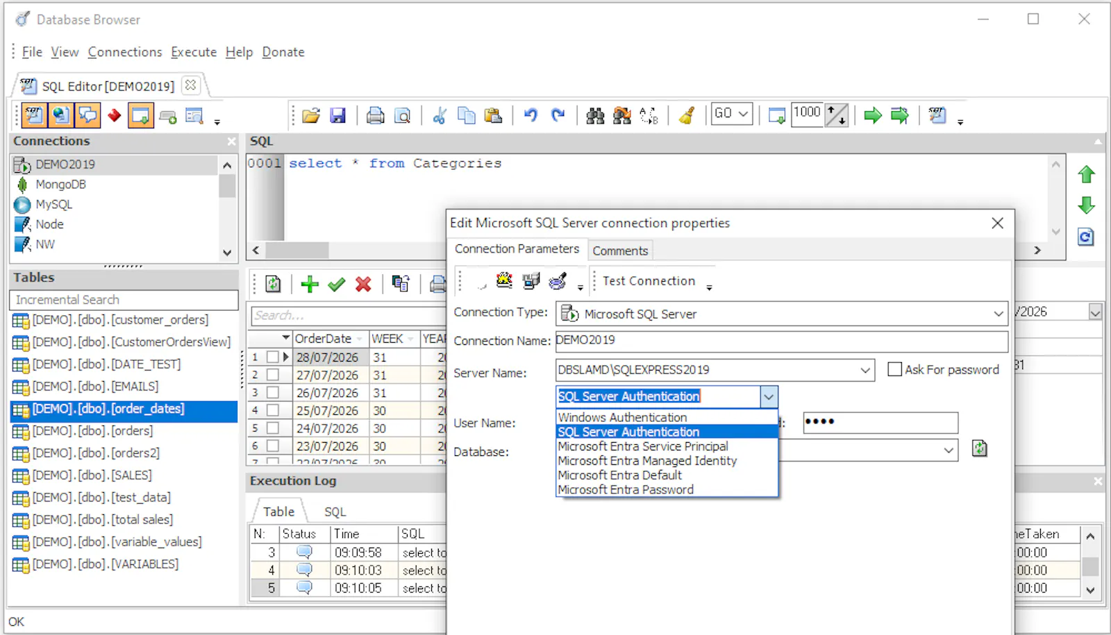 Database Browser (Freeware) screenshot 2