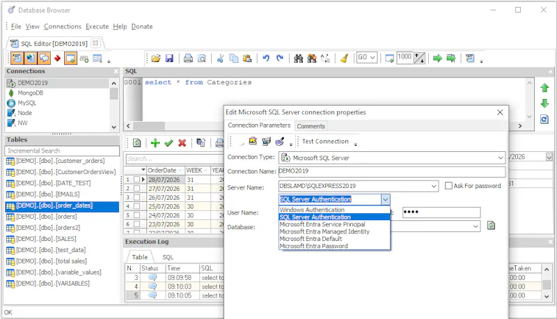 Database Browser (Freeware) screenshot 2