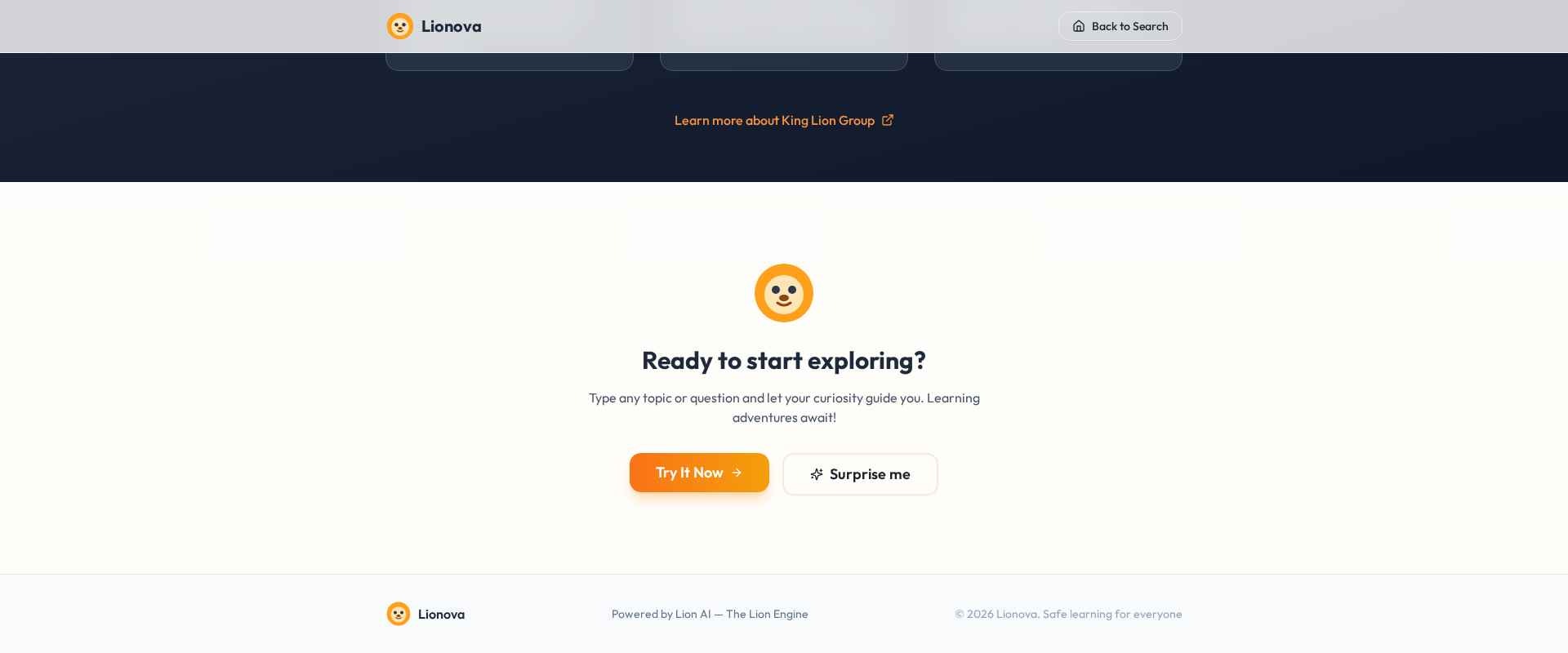 Lionova - Screenshot 3 showing product features and functionality