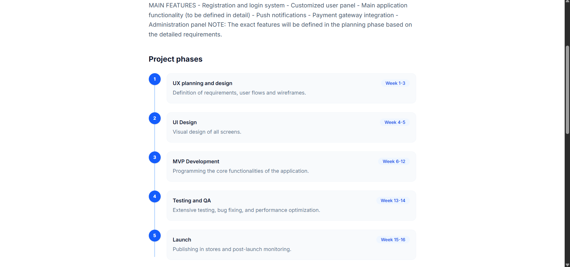ProposalForge - Screenshot 3 showing product features and functionality