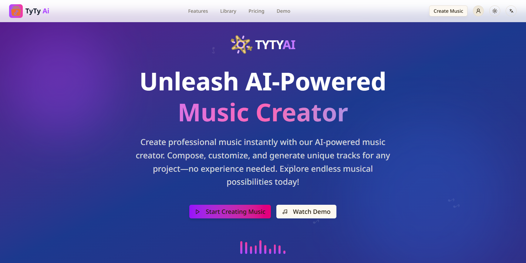 TyTy Ai - Main product screenshot demonstrating key features and user interface