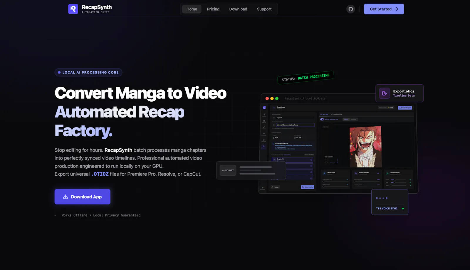 RecapSynth screenshot 2