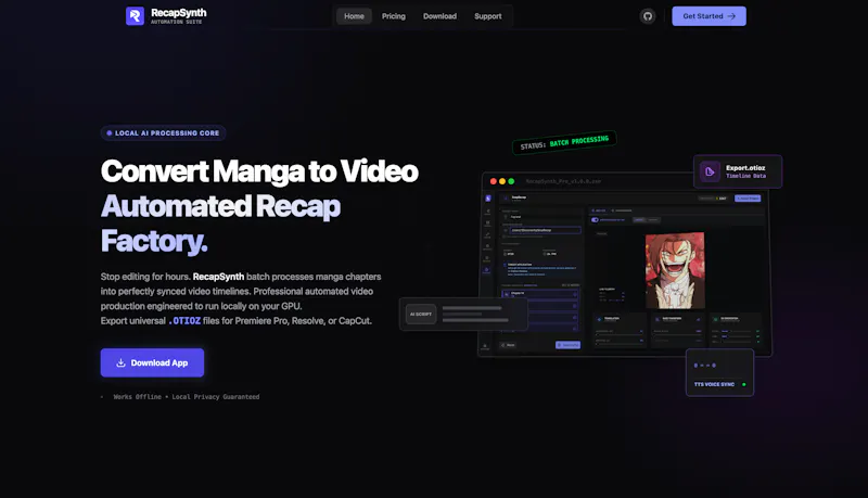 RecapSynth screenshot 2