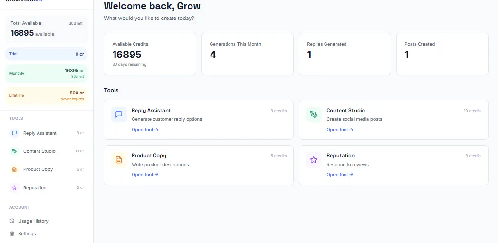 GrowVoice AI gallery image