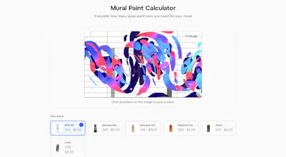 Mural Paing Calculator by Sketchar gallery image