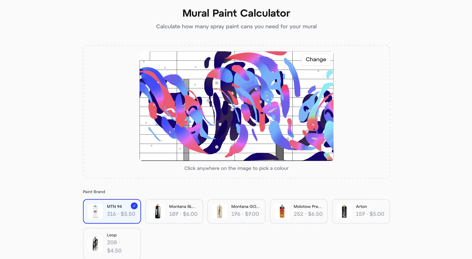 Mural Paing Calculator by Sketchar screenshot 3