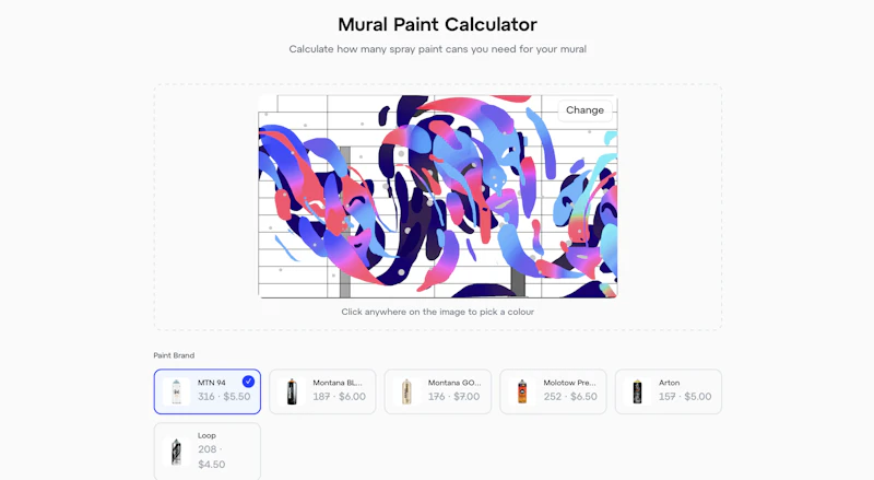 Mural Paing Calculator by Sketchar screenshot 3