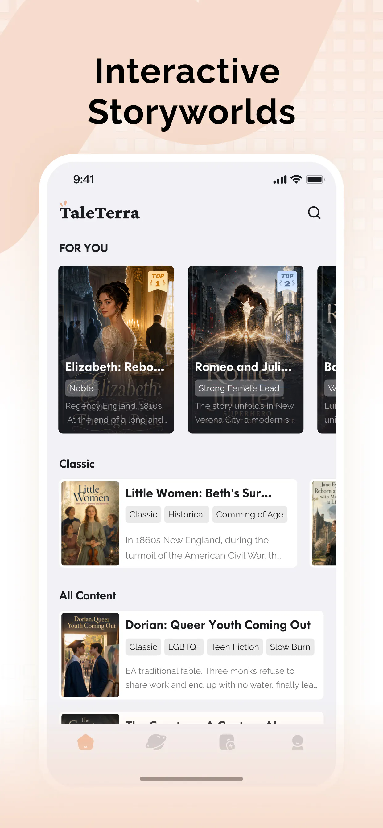 TaleTerra: AI Interactive Stories gallery image