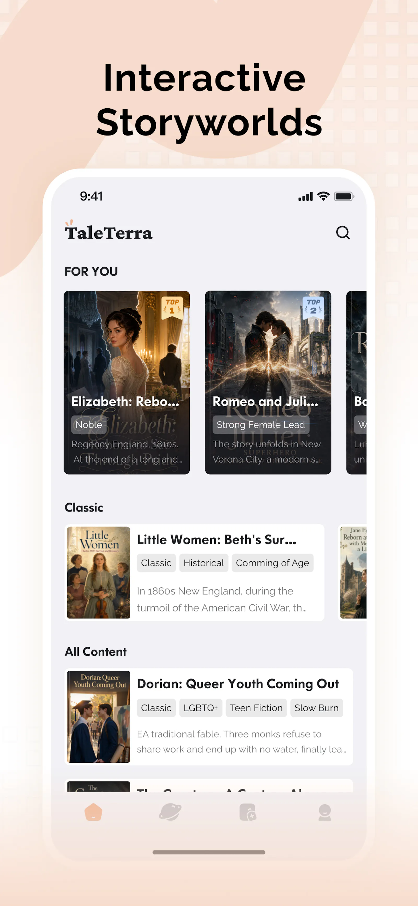 TaleTerra: AI Interactive Stories screenshot 2