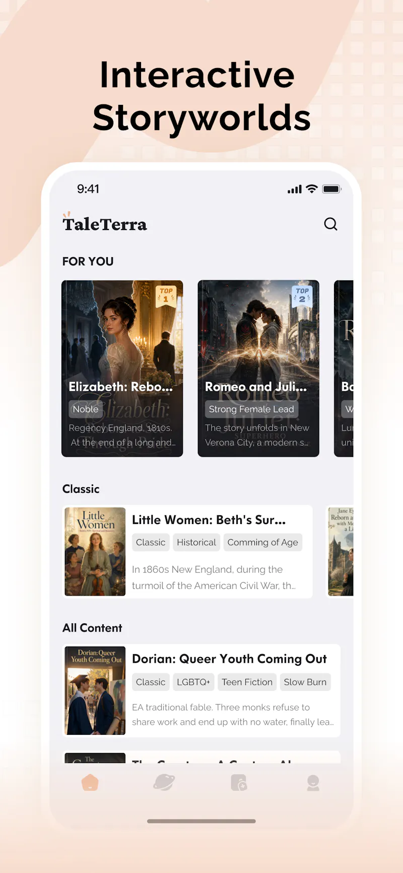 TaleTerra: AI Interactive Stories screenshot 2