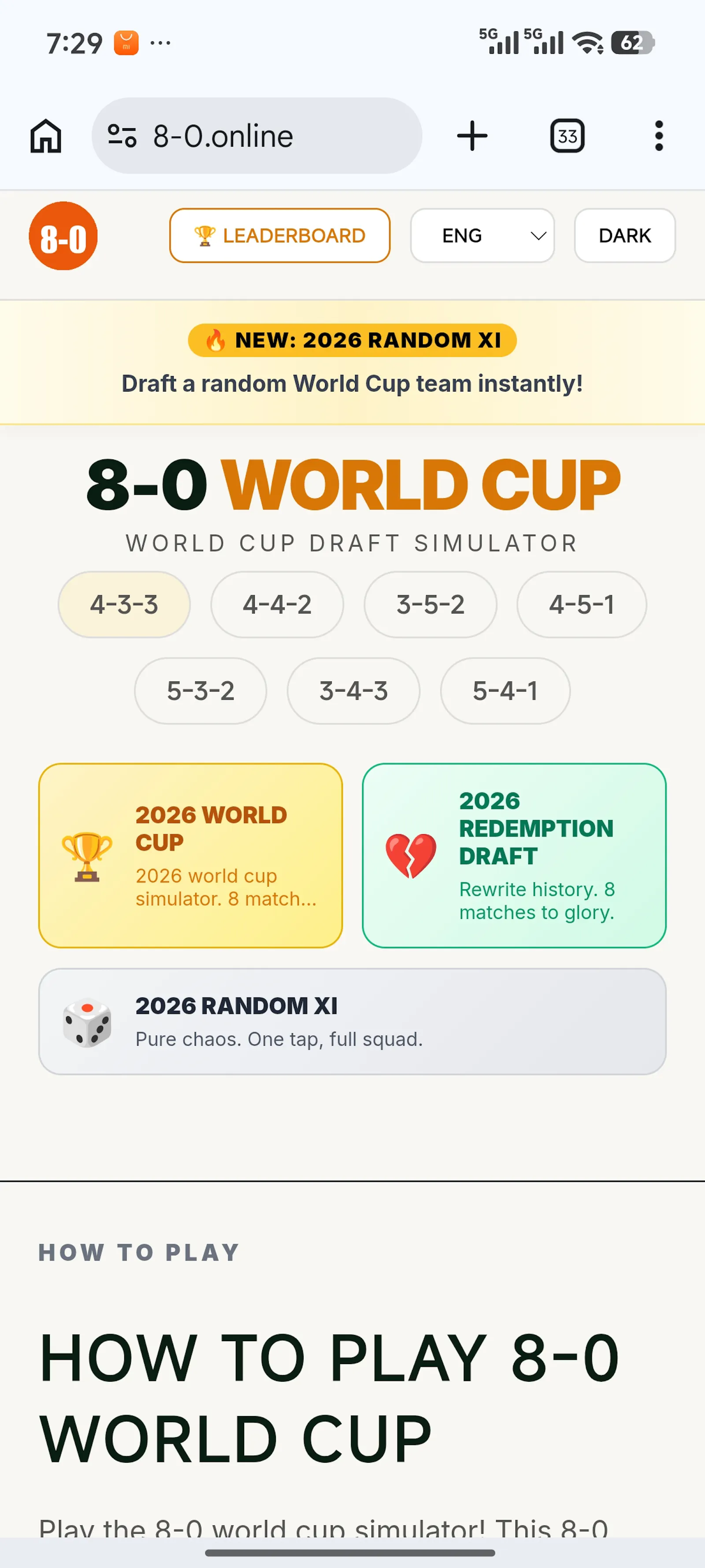 8-0 world cup screenshot 1