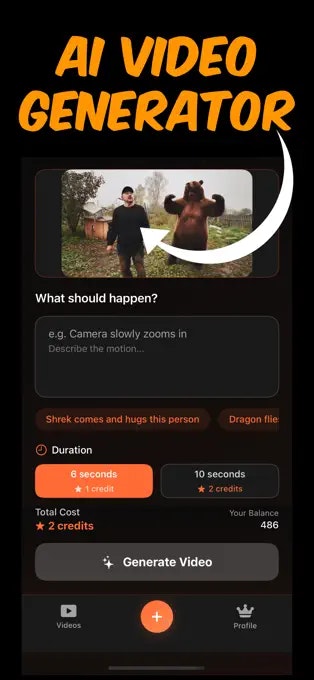 CHAZON - AI Video Generator - Screenshot 2 showing product features and functionality