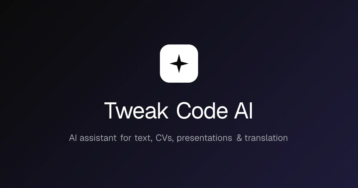 tweak AI gallery image