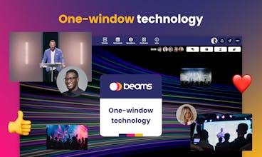 Beams Virtual Event Platform gallery image
