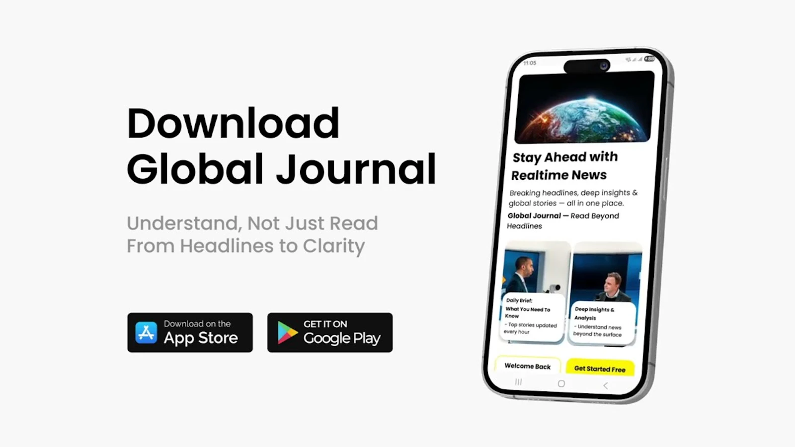Global Journal - 60 Word News screenshot 1 (video preview)