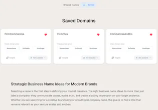 Namizer - Business Name Generator gallery image