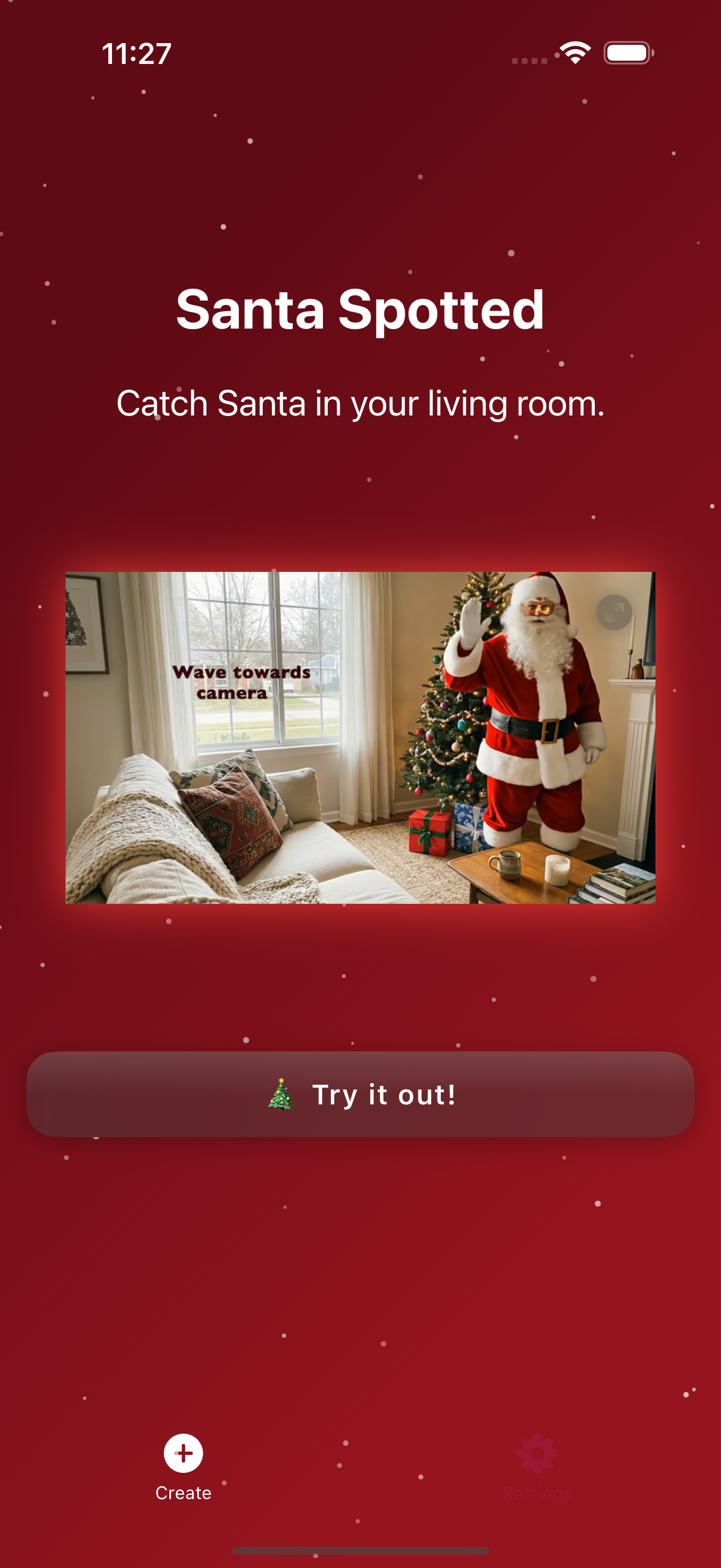 Santa Spotted - Main product screenshot demonstrating key features and user interface
