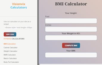 VisionVix Free Calculators gallery image