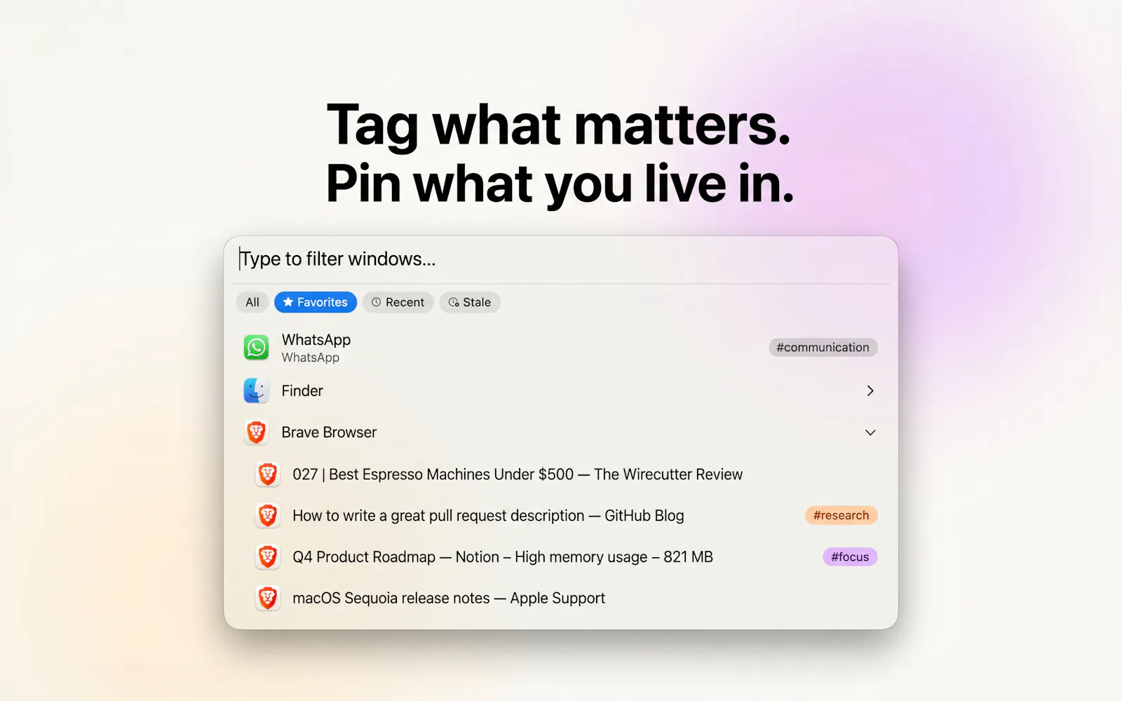 WindowHopper — find any window quickly screenshot 5