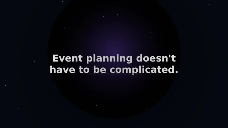 Cirqly Event Planner screenshot 1 (video preview)