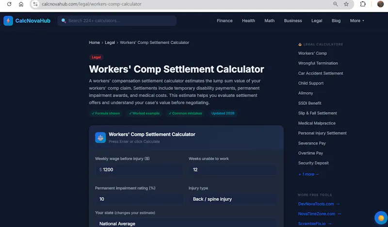 CalcNovaHub screenshot 3