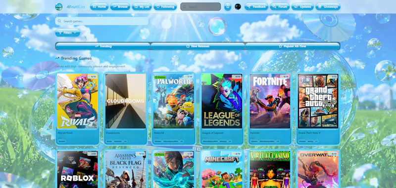 4GamesList screenshot 4