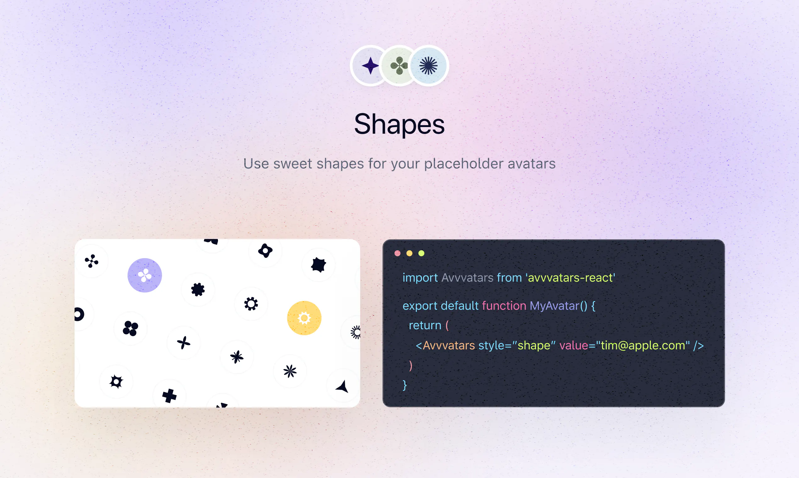 Avvvatars: Open source react unique UI avatar library | Product Hunt