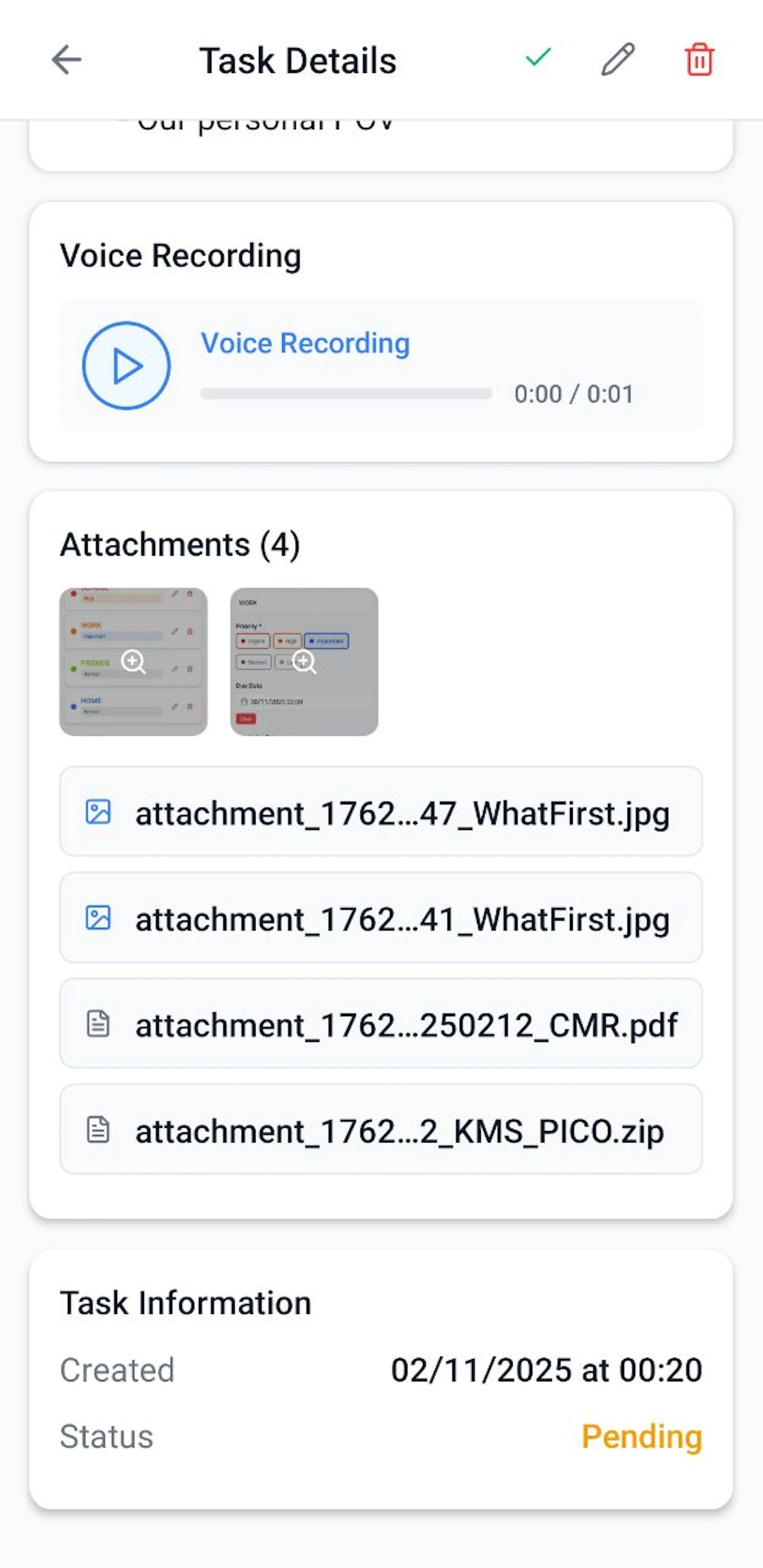 WhatFirst : To-Do List & Tasks screenshot 3